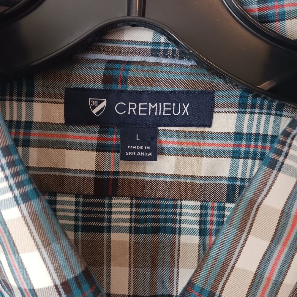 Cremieux Men's Long Sleeve Button Down Shirt Size Large
